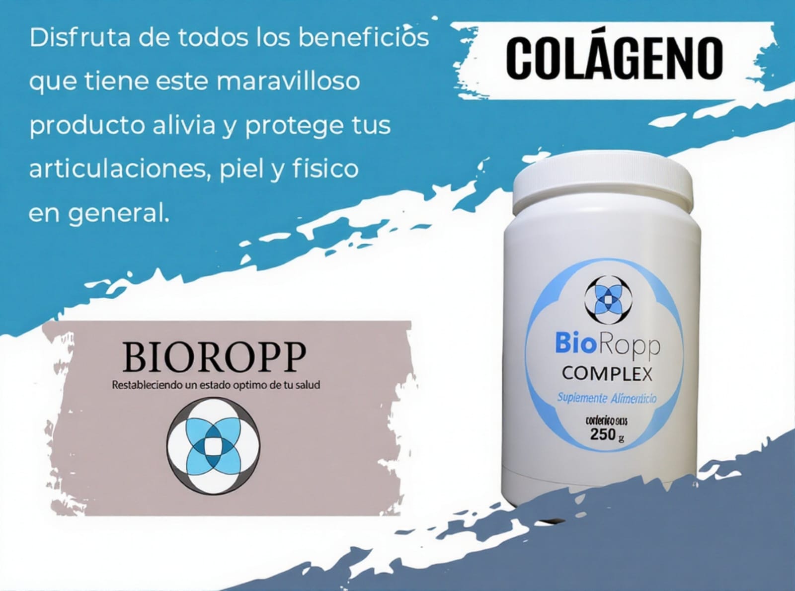 Producto Bioropp Colágeno Complex